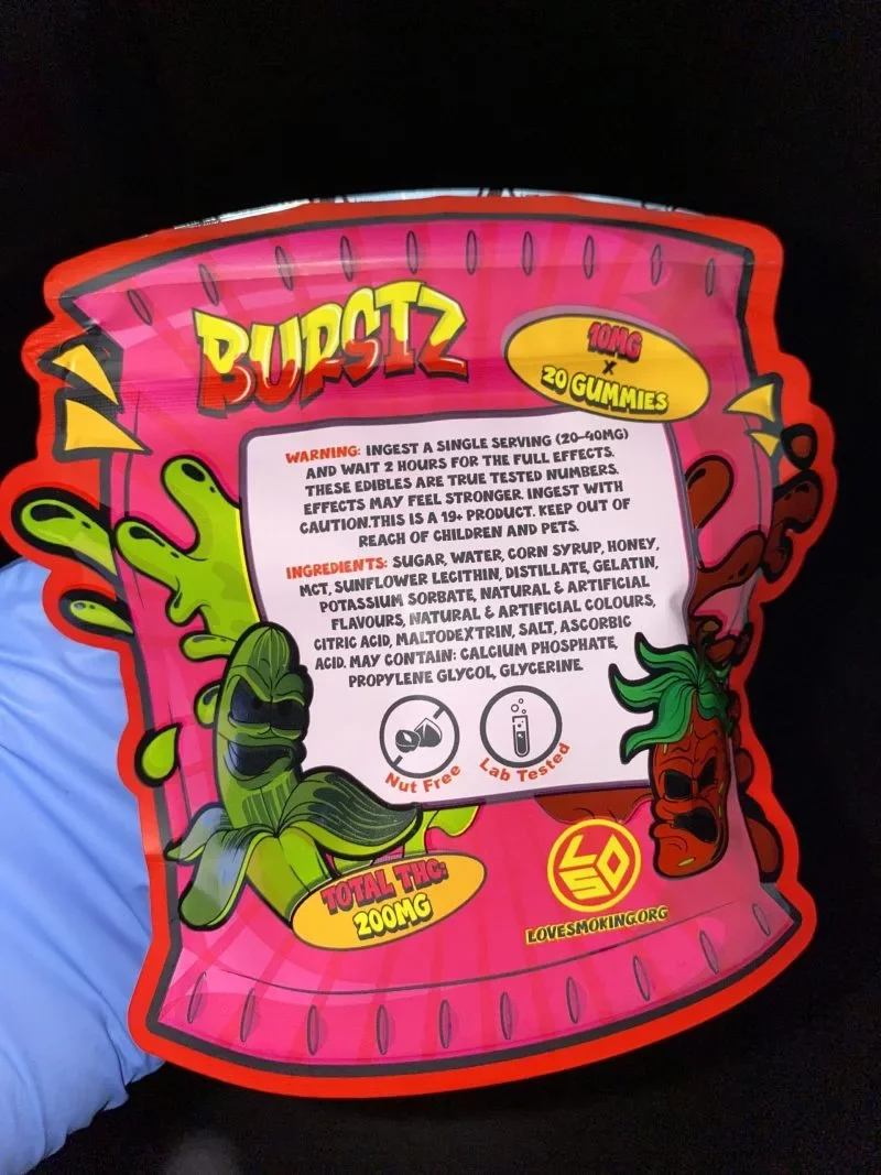 LSO Burstz – 200mg THC Party Pack (20pc x 10mg) — batch LSO-BURSTZ-THC-200MG