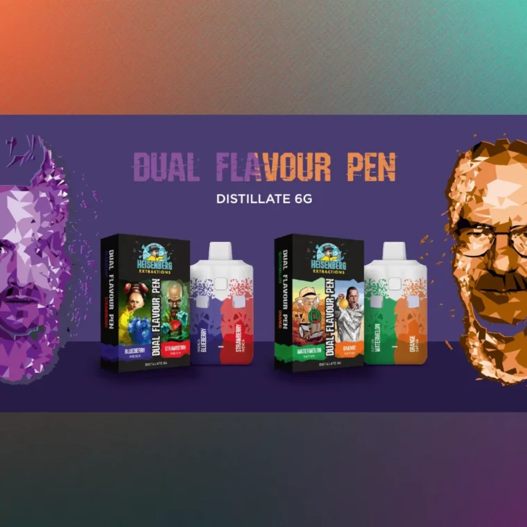 Heisenberg Vape Pen – 6g Dual Flavor Pens — batch HEISENBERG-DUAL-FLAVOUR-6G