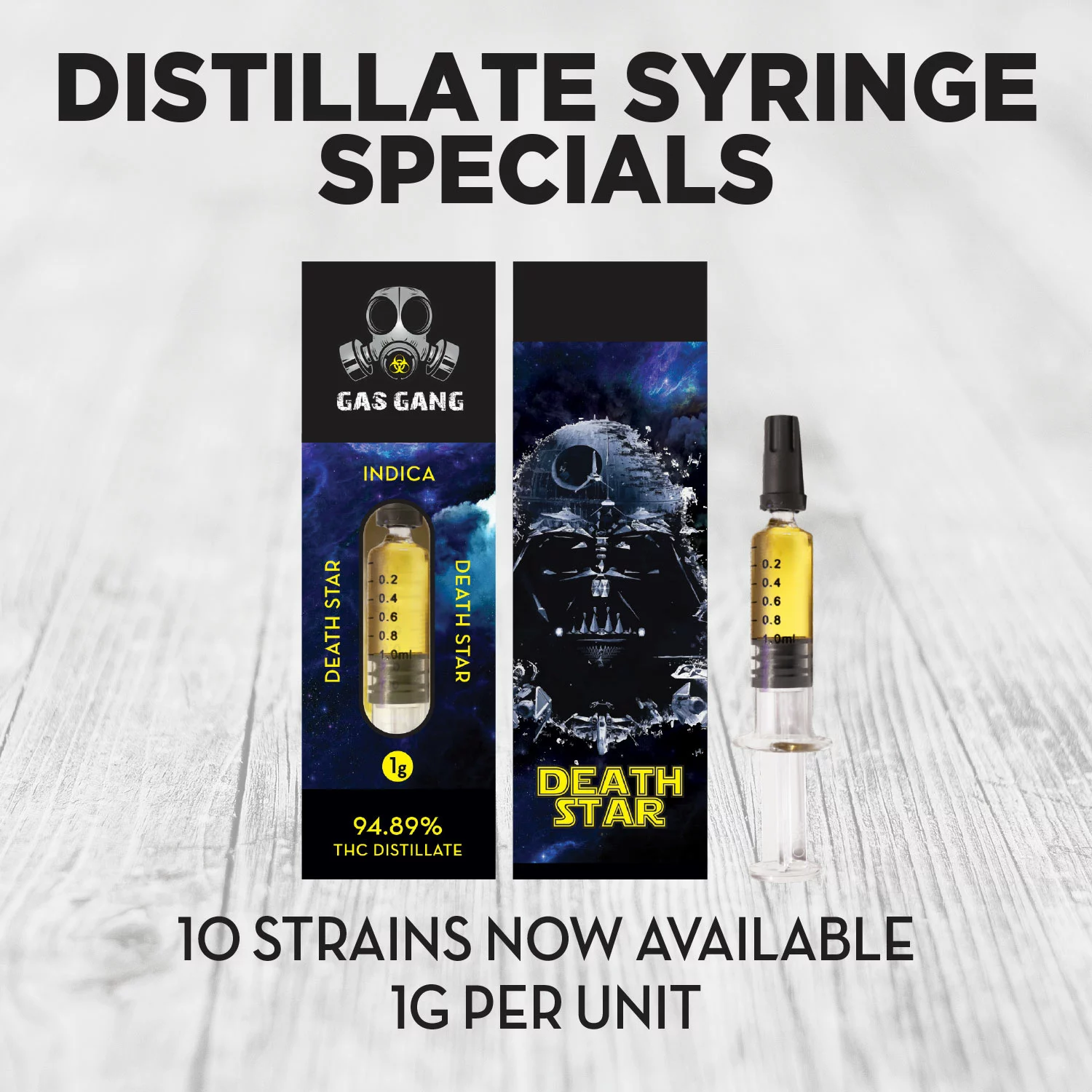 Gas Gang – THC Distillate Syringe 1g — batch GAS-GANG-DISTILLATE-SYRINGE-1G