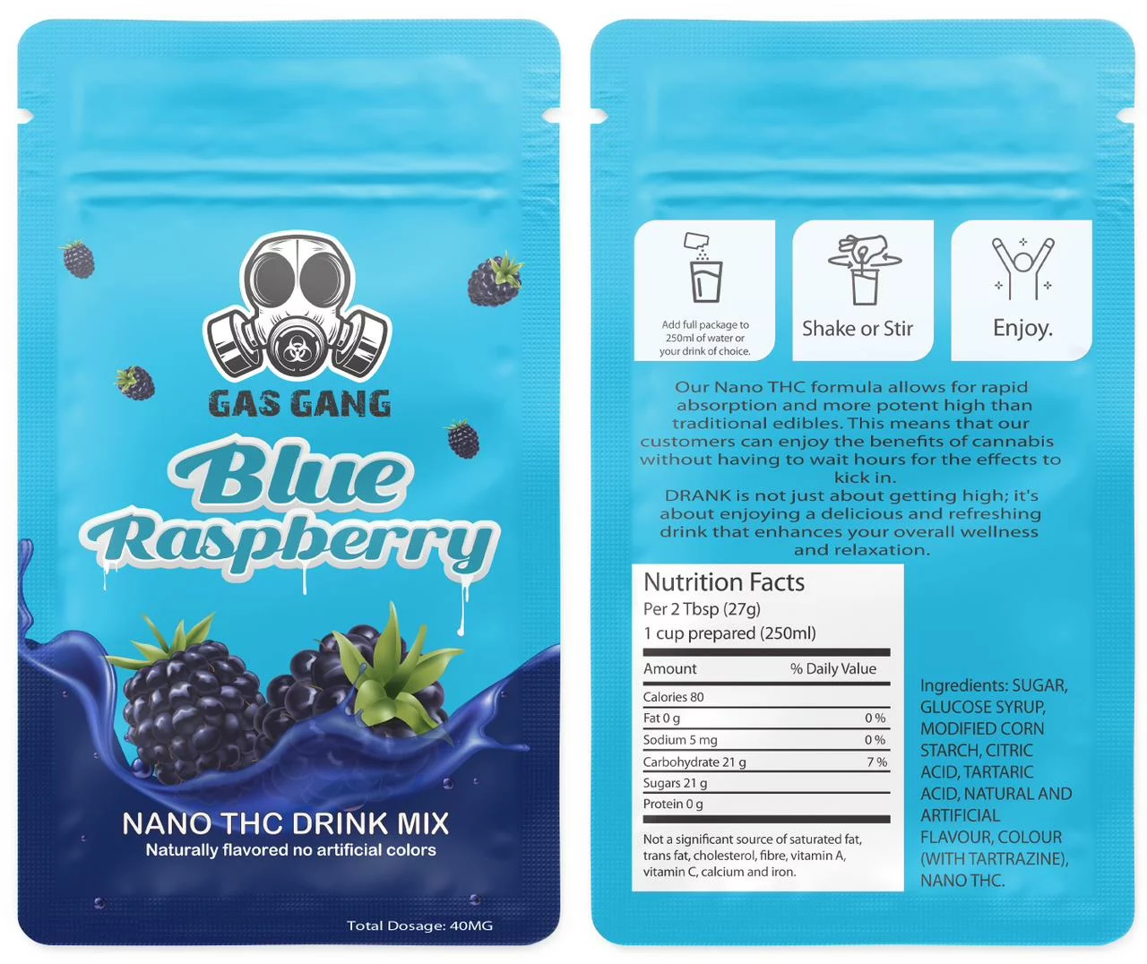 Gas Gang – Nano THC Drink Mix 40mg — batch GAS-GANG-NANO-DRINK-MIX-40MG